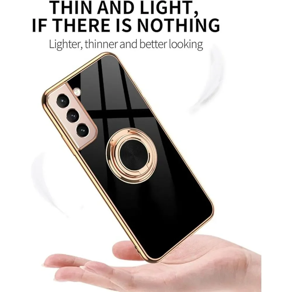 Samsung Galaxy S21 FE 5G Case,2 Screen Protector, Ring Holder Magnetic Stand
